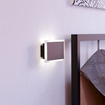 Eglo - LED Stenska svetilka LED/12W/230V 3000K 12x23 cm črna