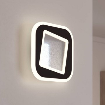 Eglo - LED Stenska svetilka LED/12W/230V 4000K črna