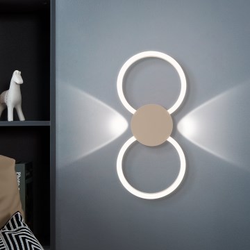 Eglo - LED stenska svetilka LED/20W/230V + LED/0,91W bežna