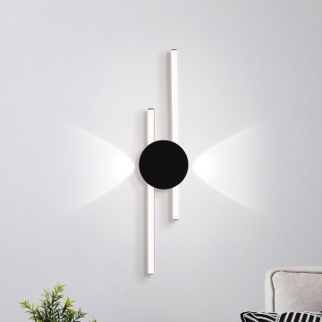 Eglo - LED stenska svetilka LED/20W/230V + LED/0,91W črna