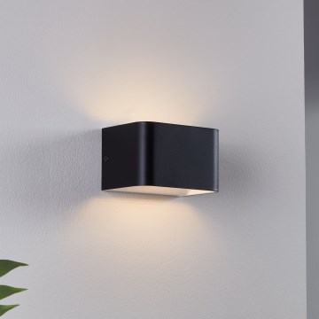 Eglo - LED Stenska svetilka LED/6W/230V 3000K črna