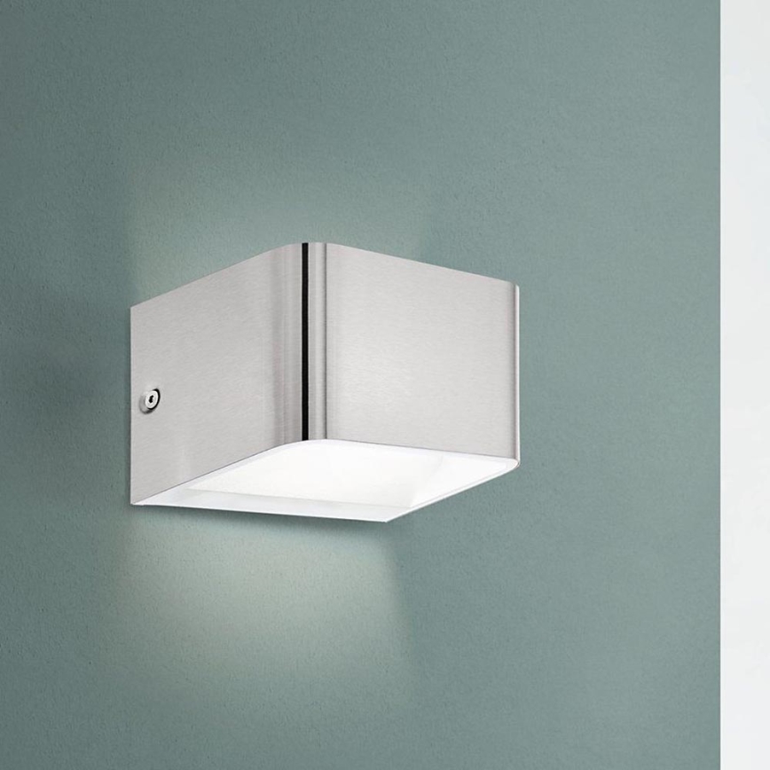 Eglo - LED Stenska svetilka LED/6W/230V 3000K mat krom
