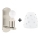 Eglo - LED Stenska svetilka MY CHOICE 1xE14/4W/230V mat krom/bela