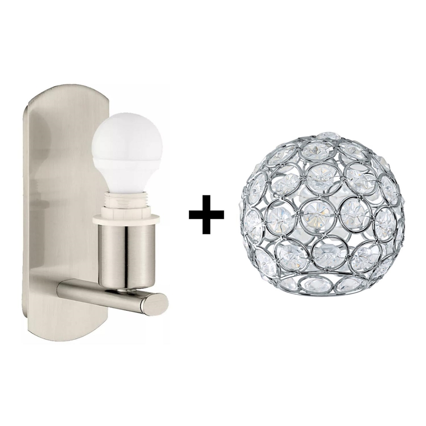Eglo - LED Stenska svetilka MY CHOICE 1xE14/4W/230V mat krom