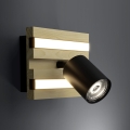 Eglo - LED stensko točkovno svetilo LED/2,2W/230V + 2xLED/1,2W + 2xLED/2W bež/črna