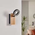 Eglo - LED stensko točkovno svetilo LED/4,2W/230V črna/rjava