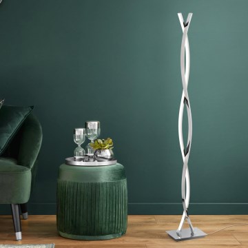 Eglo - LED stoječa svetilka LED/36W/230V sijajni krom