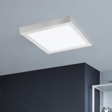 Eglo - LED Stropna svetilka 1xLED/25W/230V srebrna kvadratna
