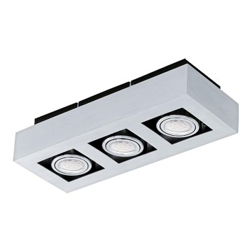 Eglo - LED Stropna svetilka 3xGU10-LED/5W/230V