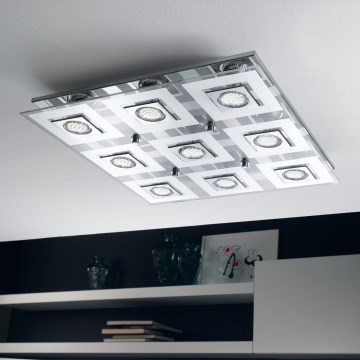 Eglo - LED Stropna svetilka 9xGU10/3W/230V
