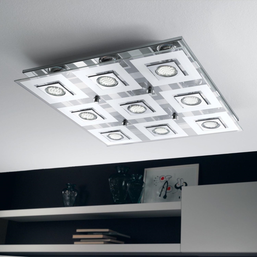 Eglo - LED Stropna svetilka 9xGU10/3W/230V