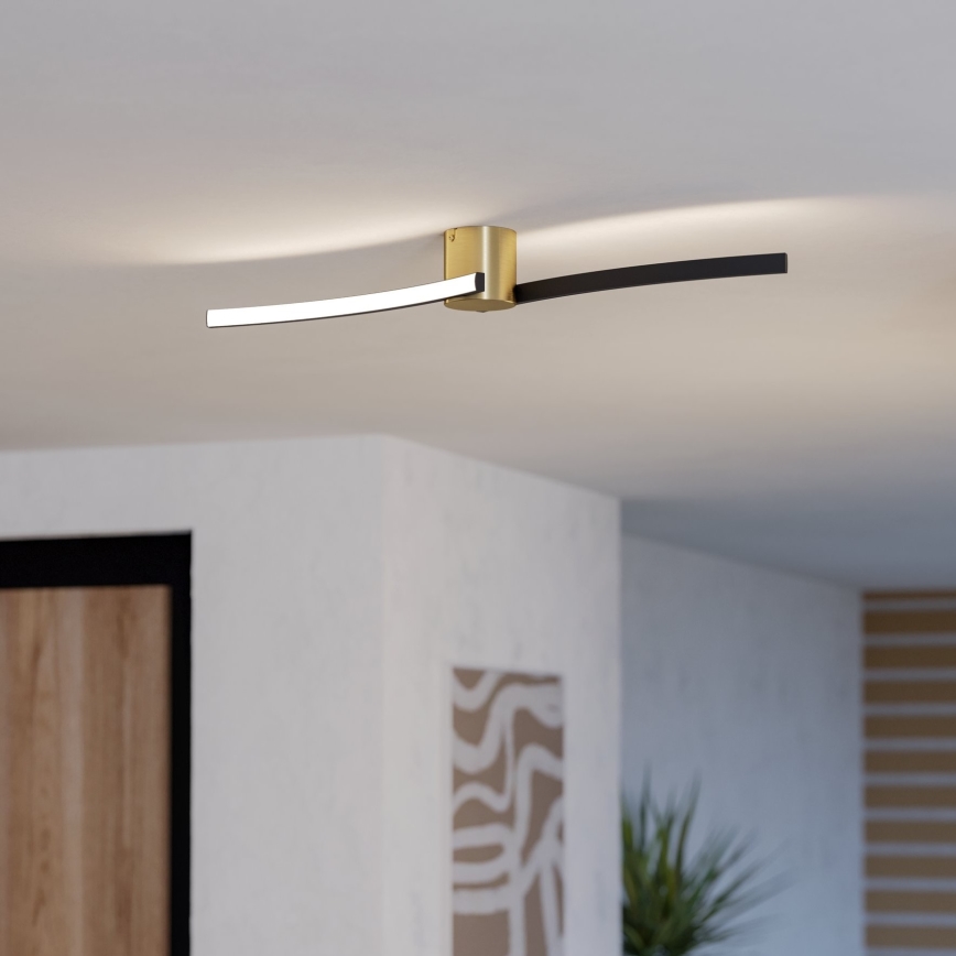 Eglo - LED Stropna svetilka LED/12W/230V 4000K črna