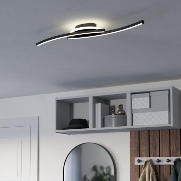 Eglo - LED Stropna svetilka LED/12W/230V 4000K črna