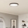 Eglo - LED stropna svetilka LED/17W/230V 2700/4000/6500K premer 38,9 cm črna