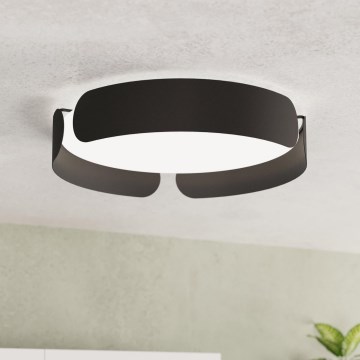 Eglo - LED stropna svetilka LED/20W/230V premer 37 cm črna