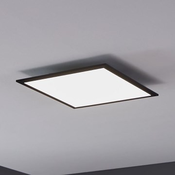 Eglo - LED Stropna svetilka LED/21,5W/230V 45x45 cm črna