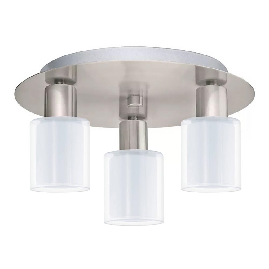 Eglo - LED Stropna svetilka MY CHOICE 3xE14/4W/230V mat krom/bela