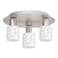 Eglo - LED Stropna svetilka MY CHOICE 3xE14/4W/230V mat krom/bela