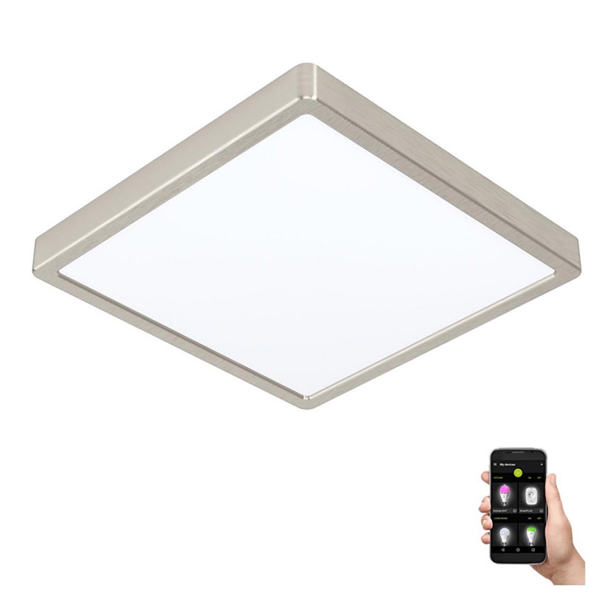 Eglo - LED stropna svetilka za kopalnico z možnostjo zatemnitve LED/19,5W/230V 2700-6500K IP44 ZigBee 28,5x28,5 cm