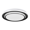 Eglo - LED stropno svetilo LED/24W/230V 2700/4000/6500K Ø 40 cm črna