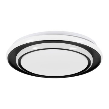 Eglo - LED stropno svetilo LED/24W/230V 2700/4000/6500K Ø 40 cm črna
