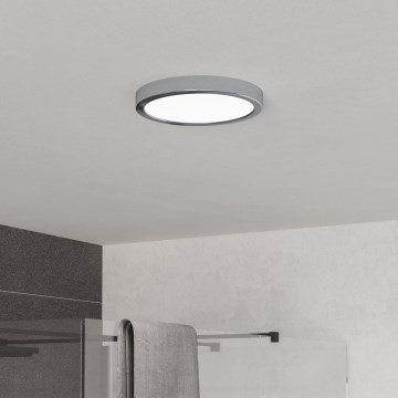 Eglo - LED stropno svetilo za kopalnico LED/11,5W/230V 2700/4000/6500K premer 21,1 cm IP44 sijajni krom
