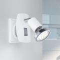 Eglo - LED svetilka za vtičnico 1xGU10/2,8W/230V bela