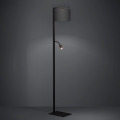 Eglo - LED Talna svetilka 1xE27/40W/230V + LED/3,8W 3000K črna
