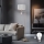 Eglo - LED Talna svetilka TUNJA 1xE27/60W/230V + LED/2,1W pr. 38 cm mat krom/bela