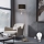 Eglo - LED Talna svetilka TUNJA 1xE27/60W/230V + LED/2,1W pr. 38 cm mat krom/rjava