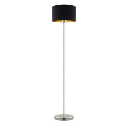 Eglo - LED  Talna svetilka TUNJA 1xE27/60W/230V mat krom/črna
