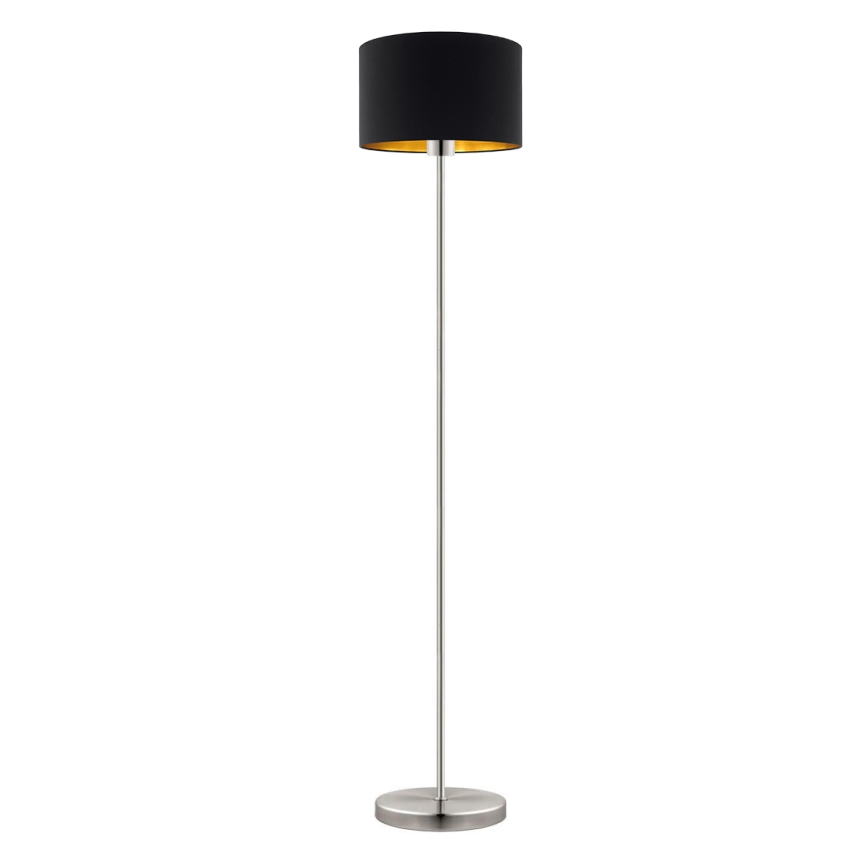 Eglo - LED  Talna svetilka TUNJA 1xE27/60W/230V mat krom/črna