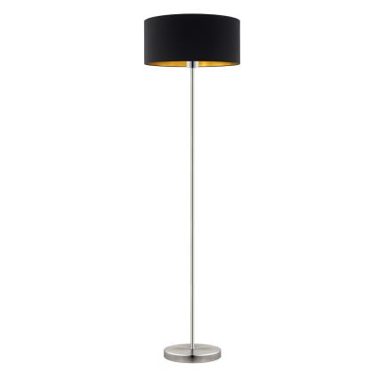 Eglo - LED Talna svetilka TUNJA 1xE27/60W/230V mat krom/črna