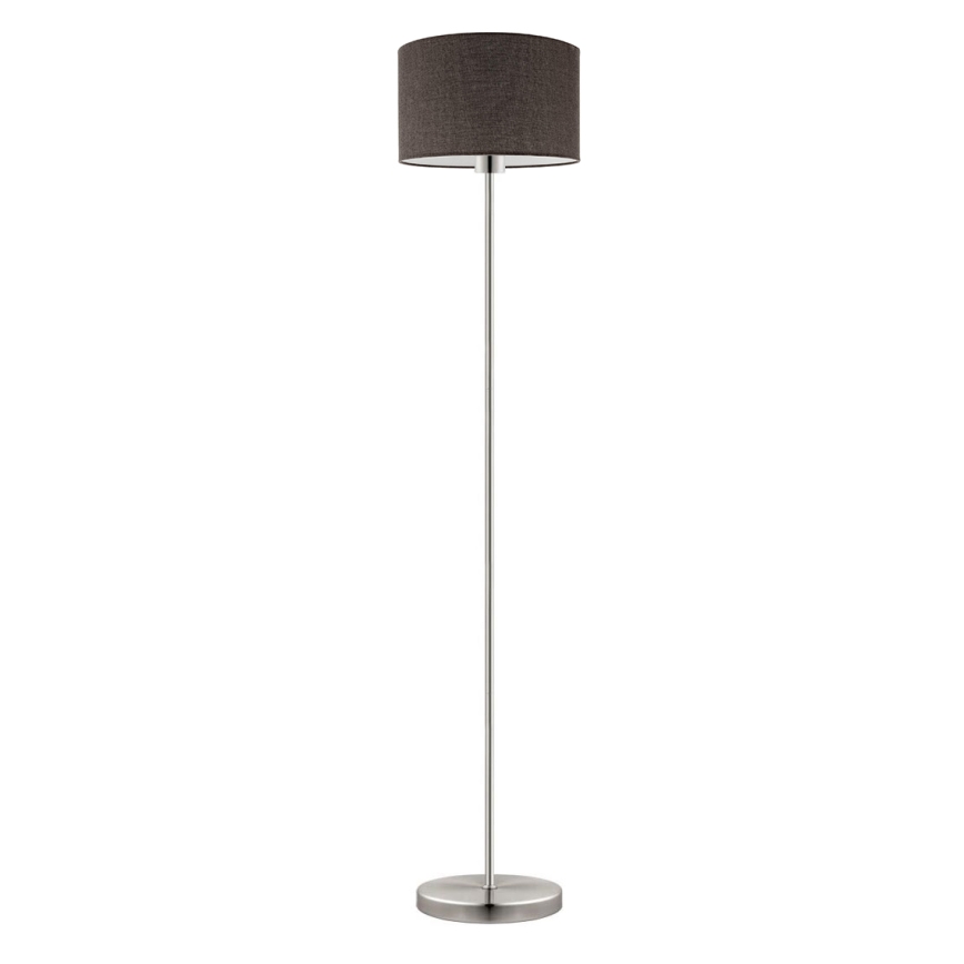 Eglo - LED  Talna svetilka TUNJA 1xE27/60W/230V mat krom/rjava