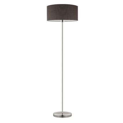 Eglo - LED  Talna svetilka TUNJA 1xE27/60W/230V mat krom/rjava