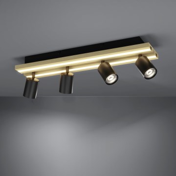 Eglo - LED točkovna svetilka 4xLED/2,2W/230V + 2xLED/1,2W + 2xLED/2W bež/črna