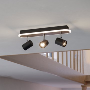 Eglo - LED Točkovna svetilka LED/20W/230V rjava/črna