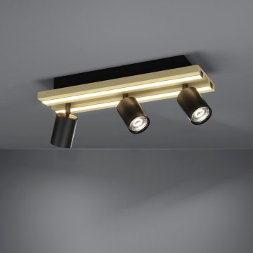 Eglo - LED točkovno svetilo 3xLED/2,2W/230V + 2xLED/1,2W + 2xLED/2W bež/črna