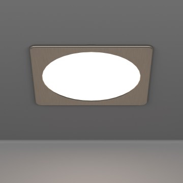 Eglo - LED vgradna stropna svetilka LED/10,5W/230V 2700/4000/6500K 16,6x16,6 cm matni krom