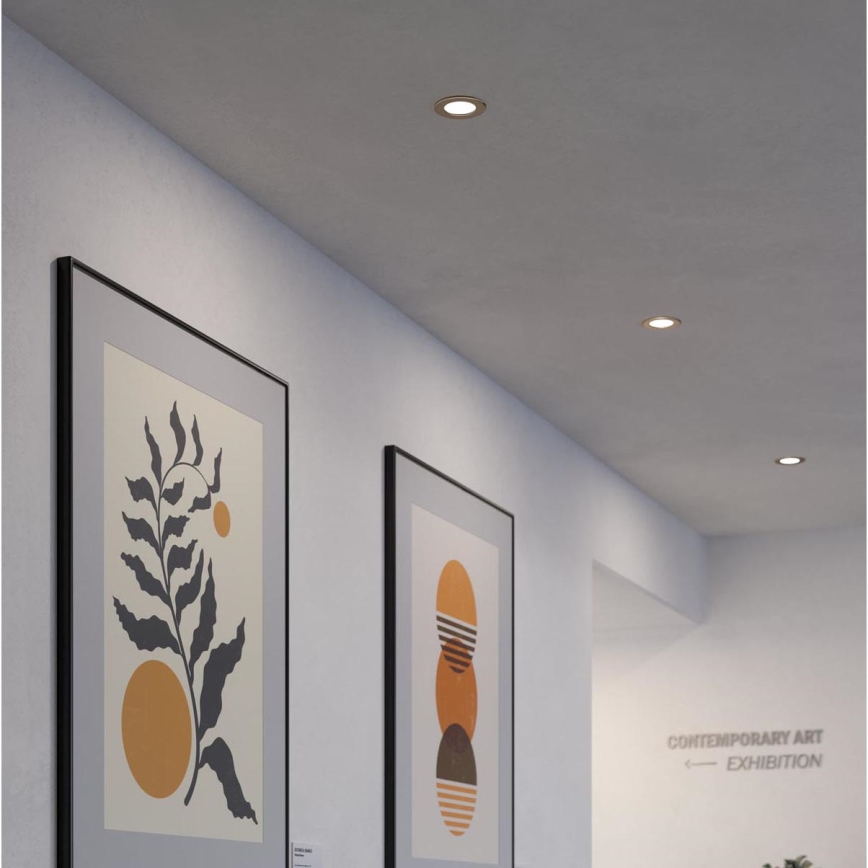 Eglo - LED vgradno stropno svetilo 5 LED/5,5W/230V, premer 11,7 cm