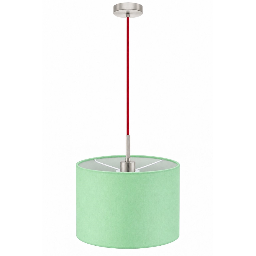 Eglo - LED viseča svetilka na kablu TUNJA 1xE27/60W/230V Ø 20 cm zelena/rdeča