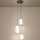 Eglo - LED viseča svetilka z zatemnitvijo na kablu LED/7W/230V + 2xLED/5,5W + 3xLED/1,6W 2200-6500K črni krom