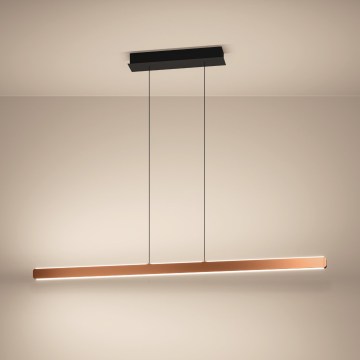 Eglo - LED zatemljiv lestenec na kablu LED/30W/230V 2200-6500K v zlati barvi + daljinski upravljalnik