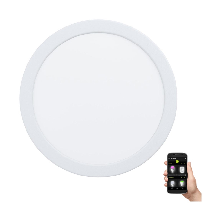 Eglo - LED Zatemnitvena kopalniška vgradna svetilka LED/16,5W/230V IP44 ZigBee