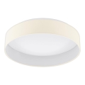 Eglo - LED Zatemnitvena stropna svetilka 1xLED/18W/230V bež