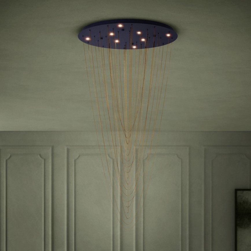 Eglo - LED Zatemnitvena stropna svetilka 8xLED/4,2W/230V 3000K