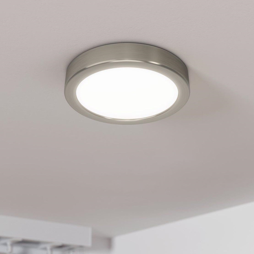Eglo - LED Zatemnitvena stropna svetilka LED/11W/230V mat krom