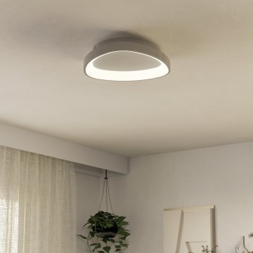 Eglo - LED Zatemnitvena stropna svetilka LED/12W/230V 2700-6500K bela + Daljinski upravljalnik