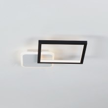 Eglo - LED Zatemnitvena stropna svetilka LED/15W/230V črna + Daljinski upravljalnik