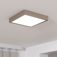 Eglo - LED Zatemnitvena stropna svetilka LED/17W/230V krom